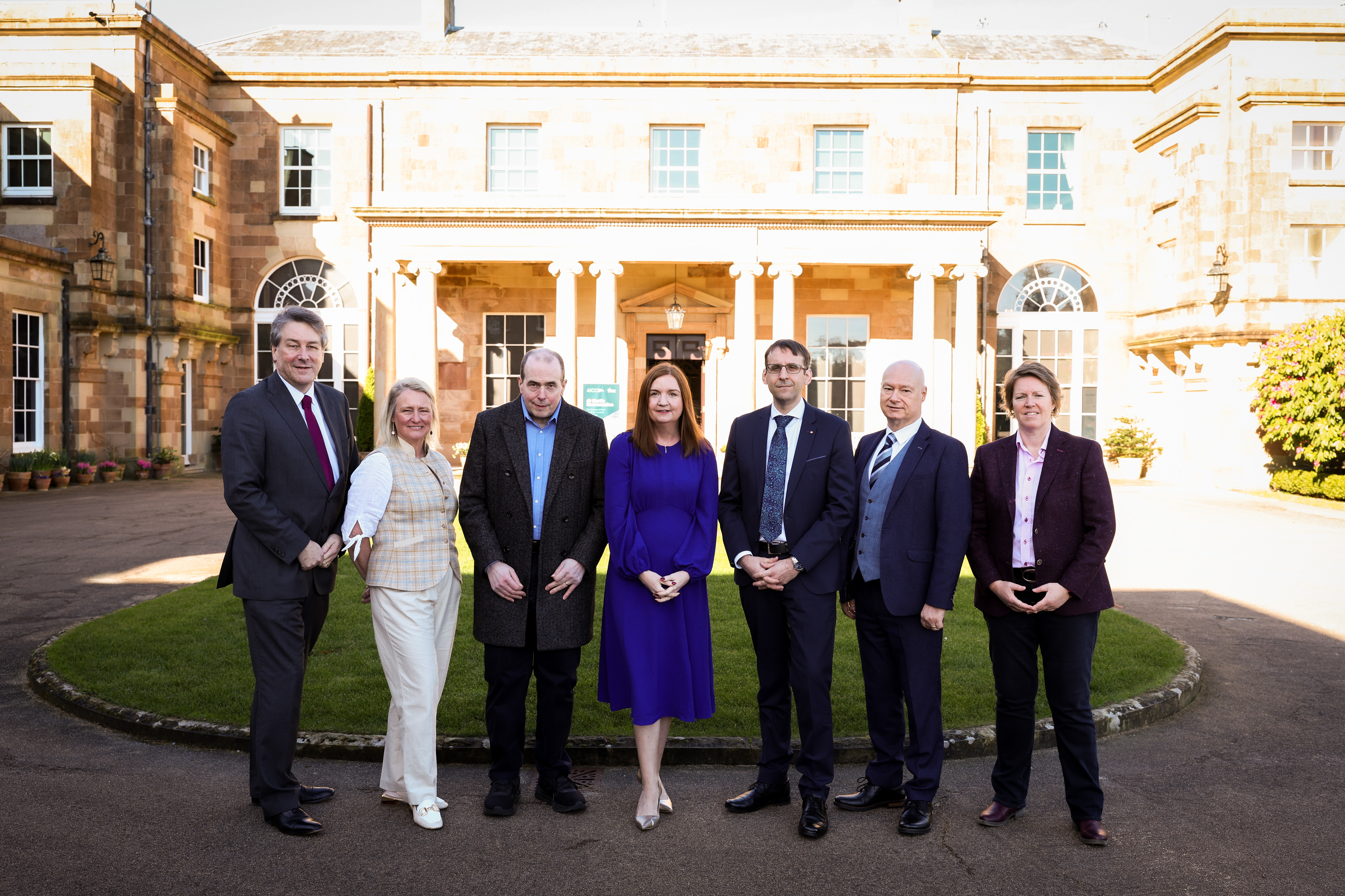 Ian Snowden, Prof Michaela Black, Prof Roger Woods, Jayne Brady MBE, David Crozier CBE, Prof Paul Bartholomew, Prof. Helen McCarthy 